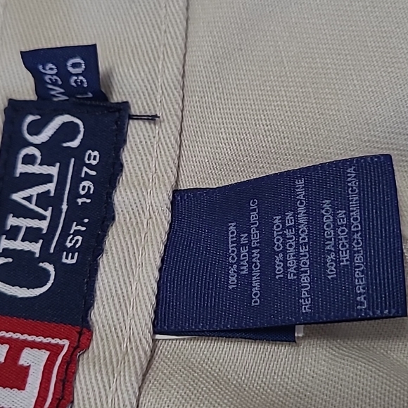 Chaps Pants Bogo Chaps 2 Pair Mens Khaki Pants Cotton Twill Pleated